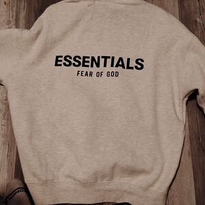 Fear of God Essentials Gray Sweatshirt